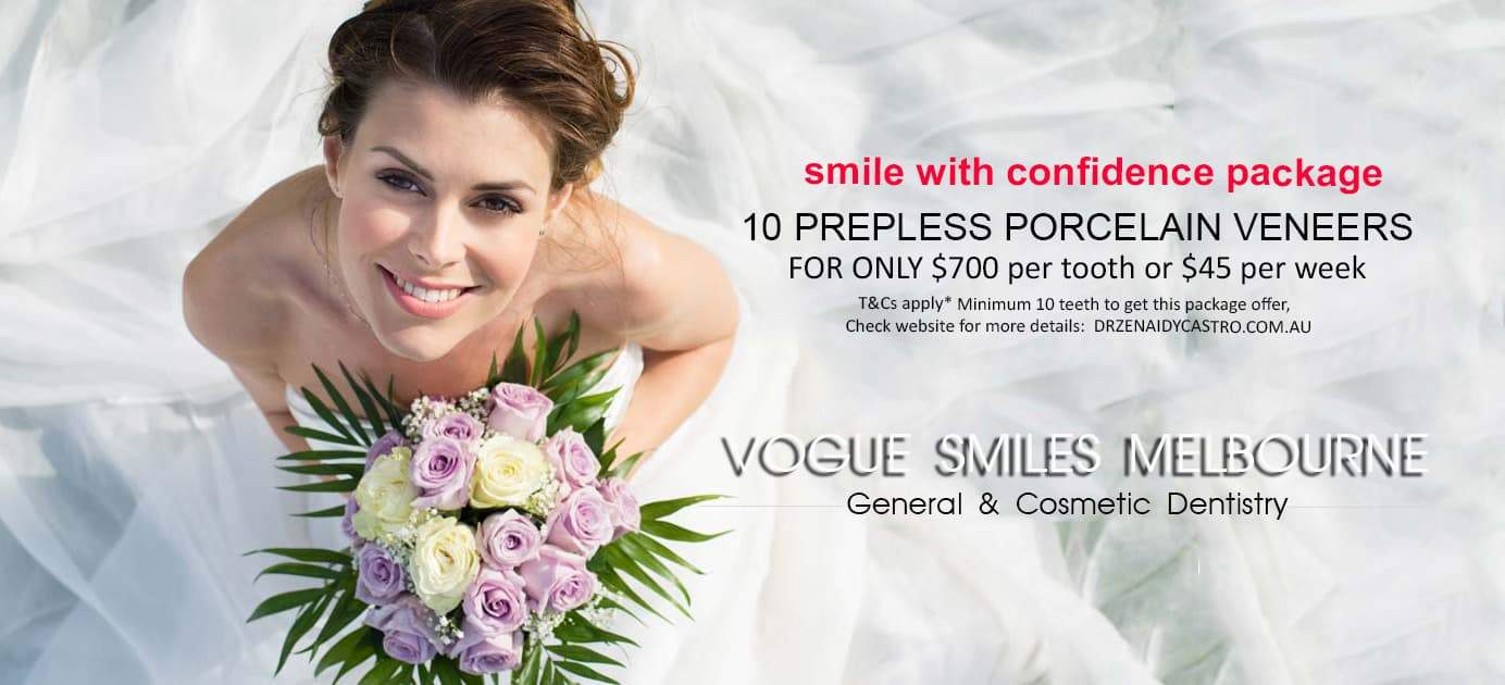 Vogue Smiles Melbourne Wedding & Bride SPECIALS 